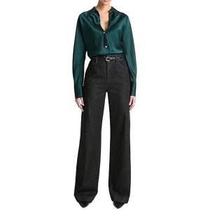 Vince Women's Bias L/S Blouse