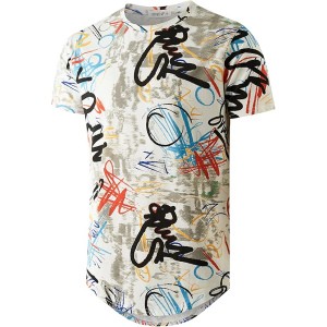 YININF Mens Hipster Hip Hop Short Sleeve Print T-Shirt Shirts Men