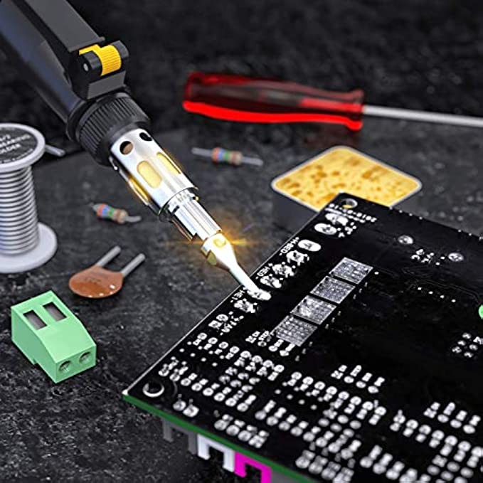 1LEXIVON Butane Soldering Iron Multi-Purpose Kit | Cordless Self-Ig